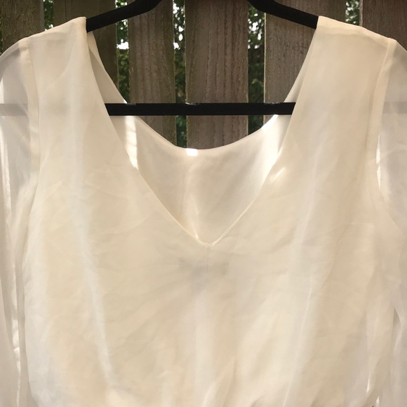 White Flowy Dress - Picture 3 of 5